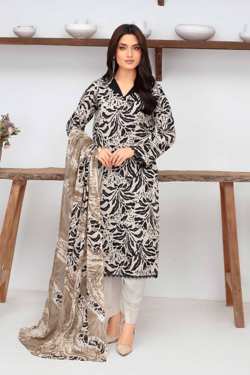 Fabiha By Feroza Digital Printed Lawn 3PC