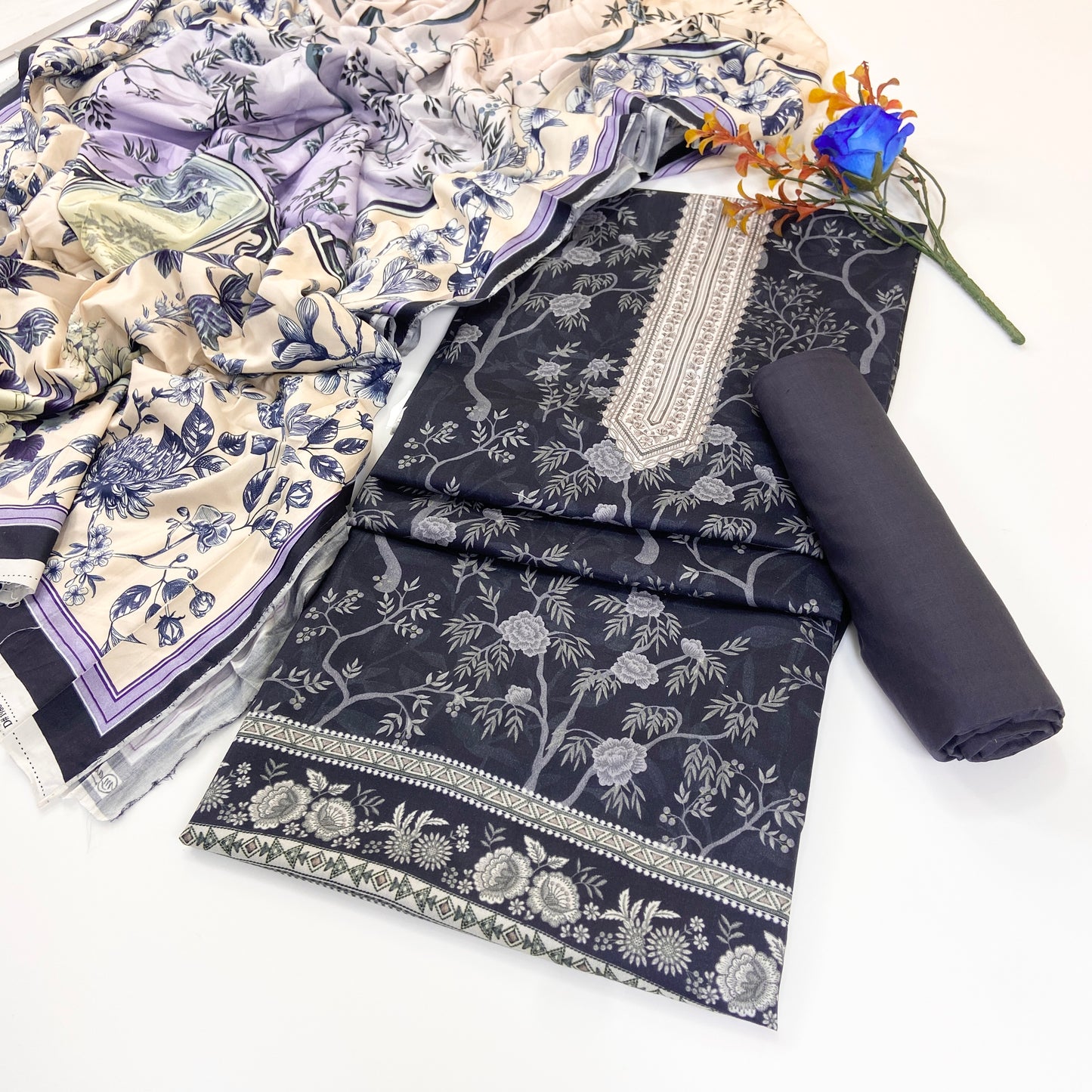 Malhaar Digital Printed Linen 3PC