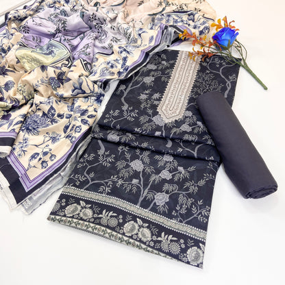 Malhaar Digital Printed Linen 3PC