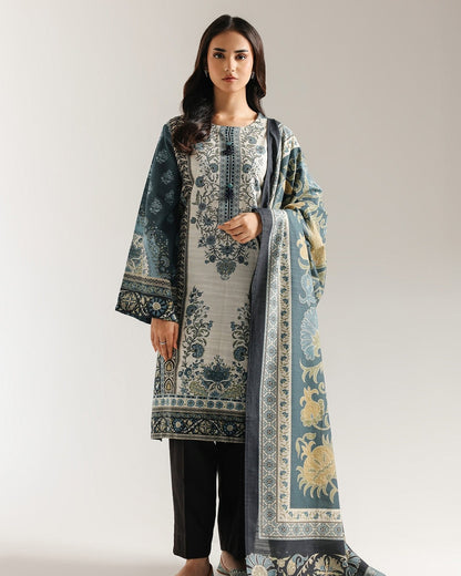 Ethnic Digital Printed Lawn 3PC
