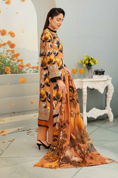 Fabiha By Feroza Digital Printed Lawn 3PC
