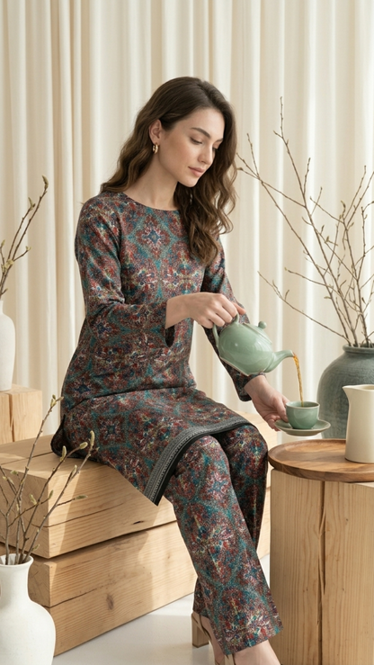 Anaya Noor Two Piece Digital Printed Lawn 2PC