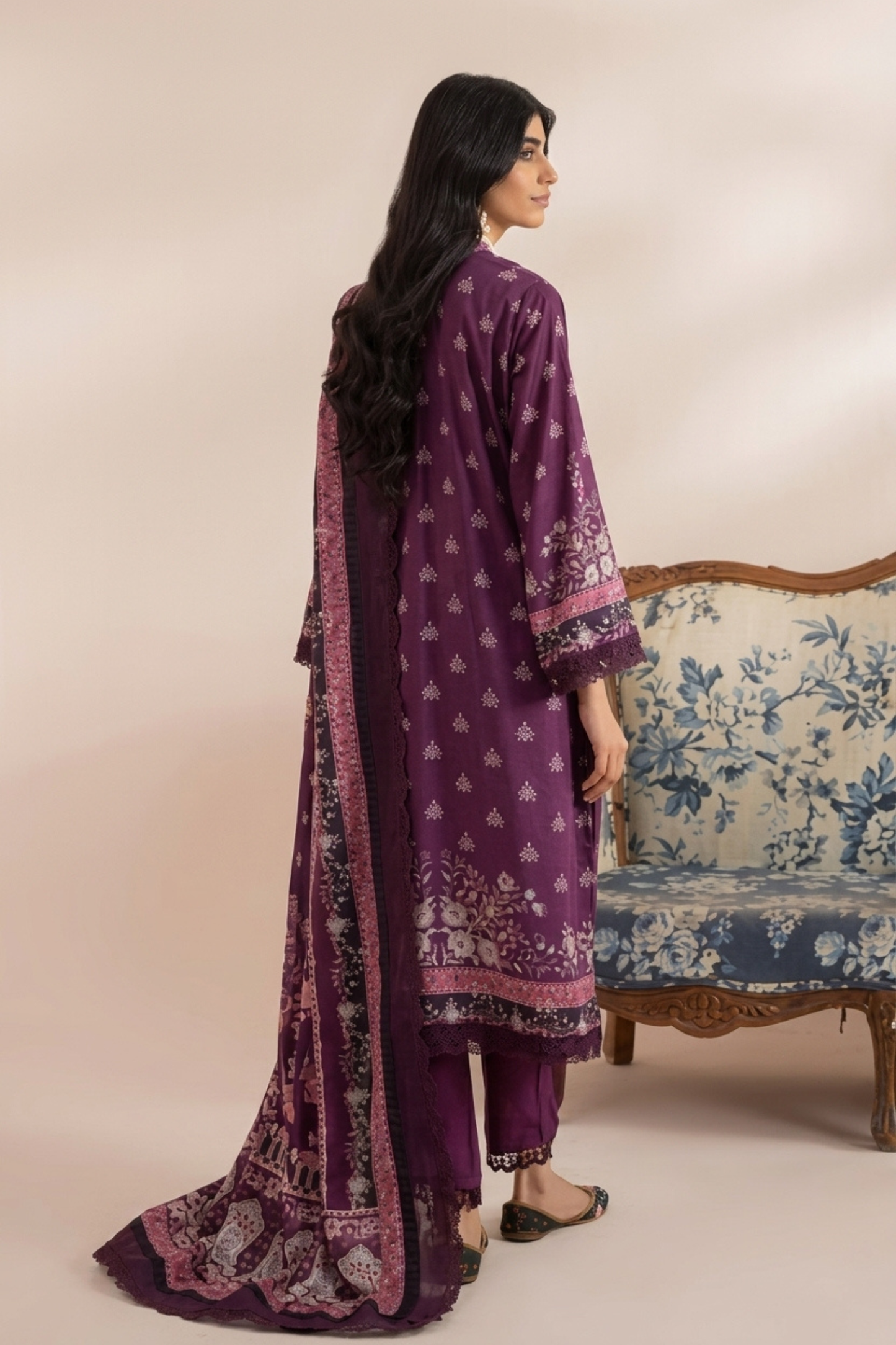 Mausummery Digital Printed Linen 3PC