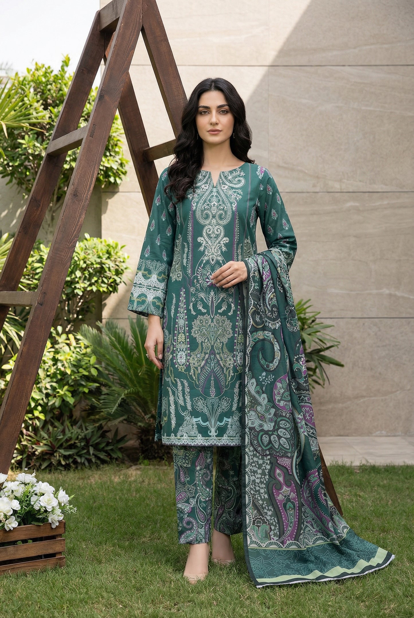 Anaya Noor Co-Ord Collection Digital Print 3PC