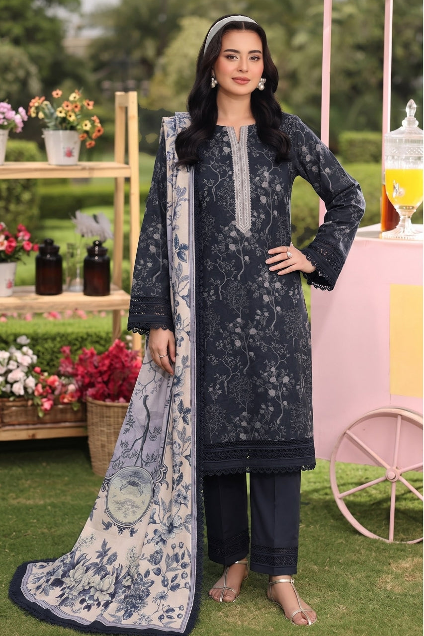 Malhaar Digital Printed Linen 3PC