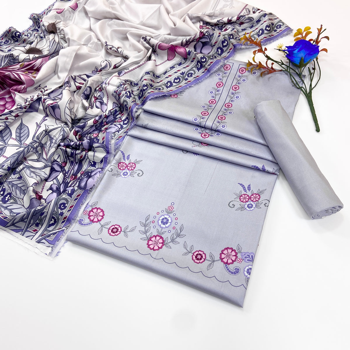 Nirvana By Shanaya Digital Printed Linen 3PC