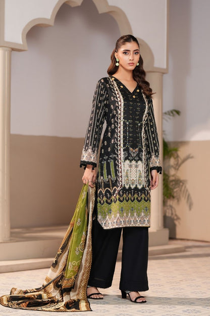 Jacquard By Regalia Digital Printed Lawn 3PC