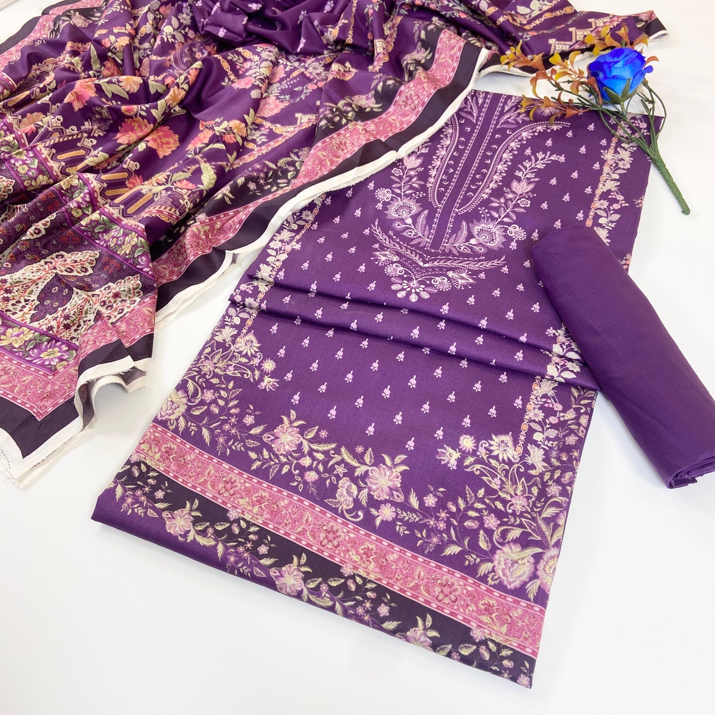 Mausummery Digital Printed Linen 3PC