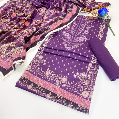 Mausummery Digital Printed Linen 3PC