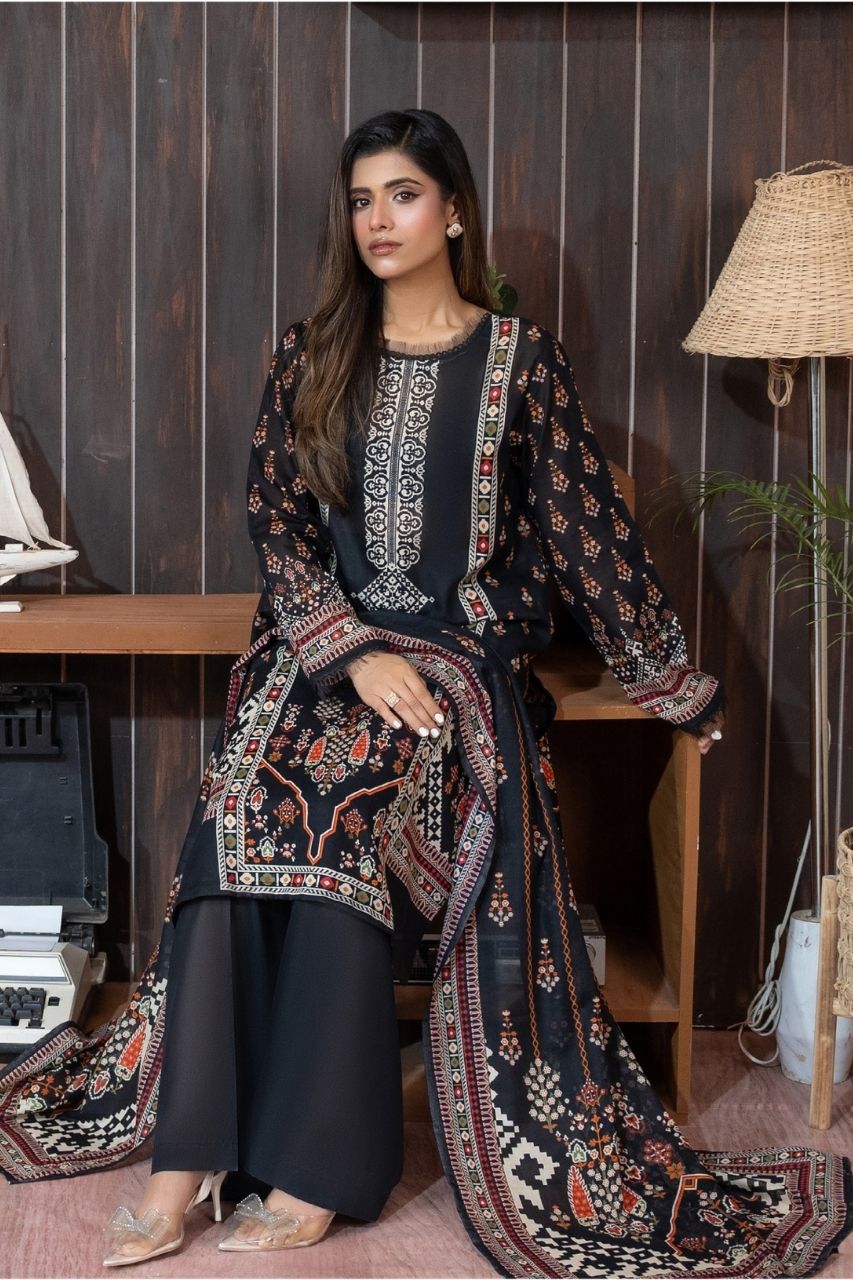 Nigaah By Safa Noor Digital Printed Lawn 3PC