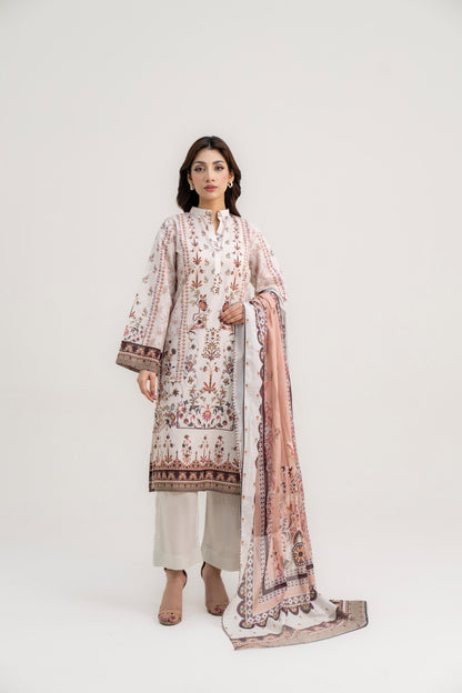 Sarah By Shanaya Premium Printed Lawn 3PC