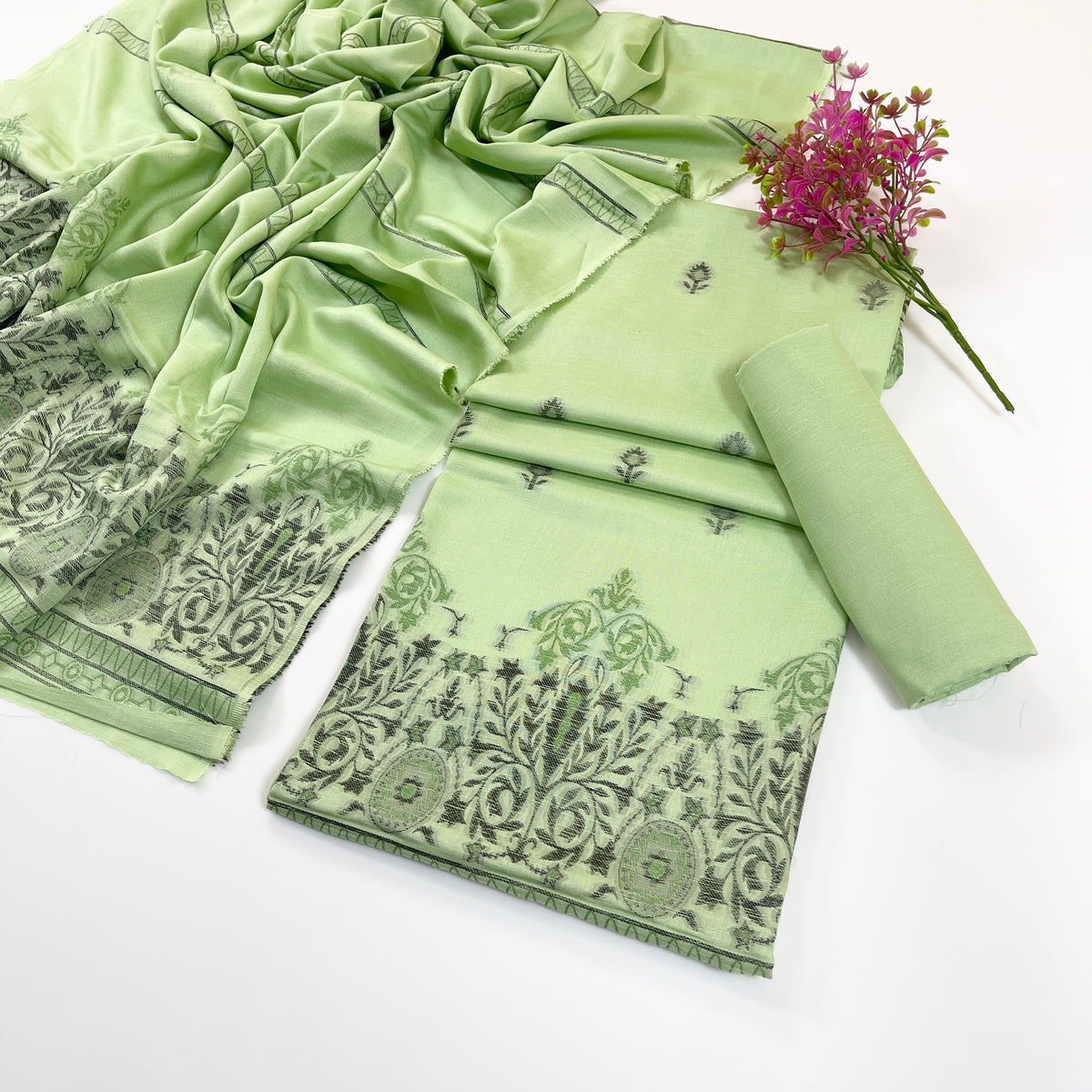 Sapphire Jacquard Karandi 3PC