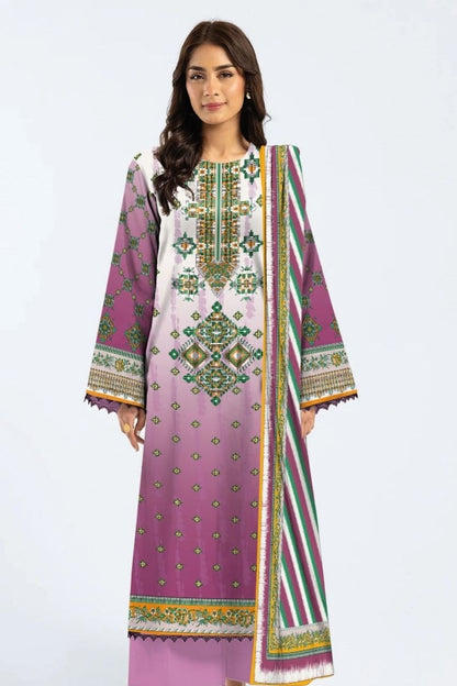 Ethnic Digital Printed Lawn 3PC