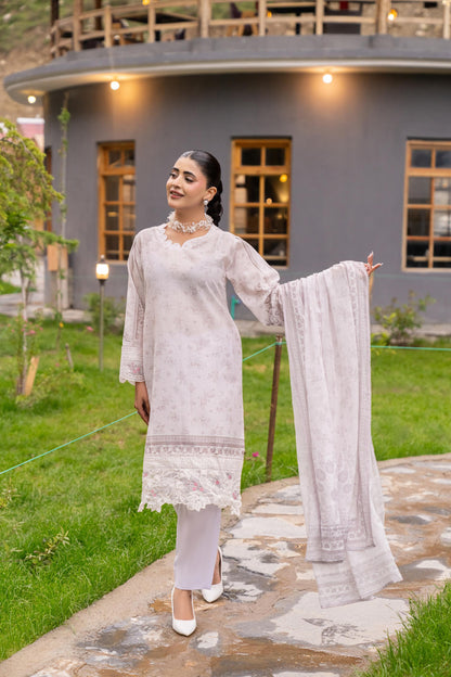Shanaya Digital Emb Lawn 3PC