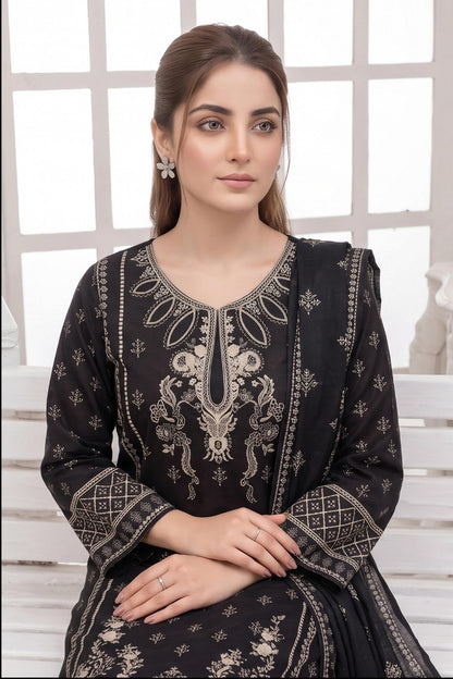 Mashaim Digital Printed Khaddar 3PC