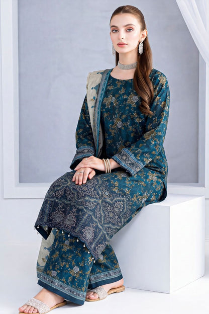 Aks-e-Noor By Anaya Noor Emb Laser-Cut Lawn 3PC