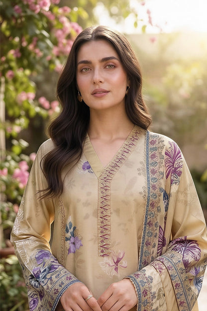 Zync By Florent Digital Printed Lawn 3PC
