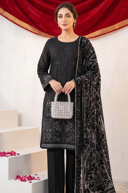 Marino By Anaya Noor Emb Marina With Plachi Dupatta 3PC