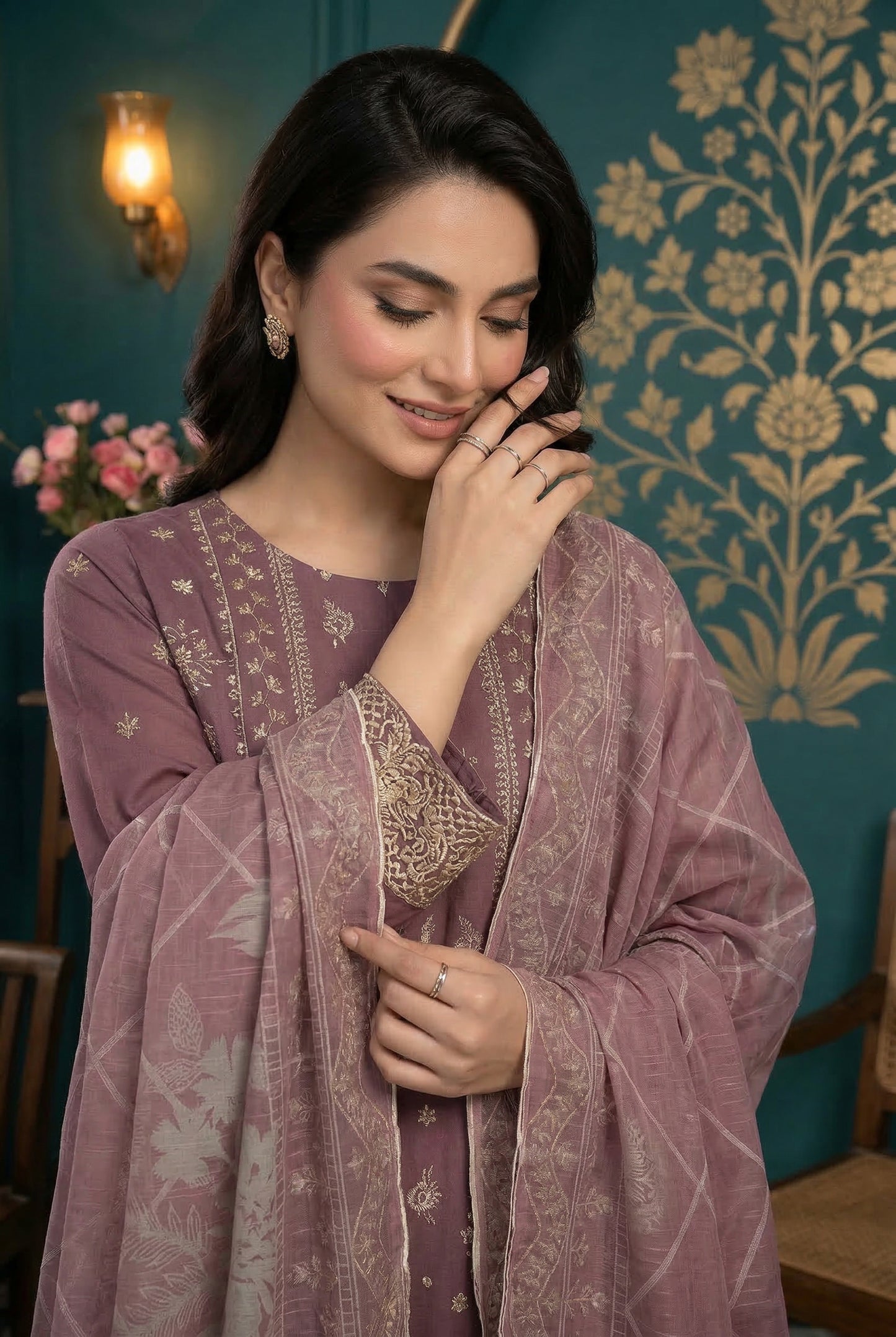Shangrila By Anaya Noor Emb Baroshia Lawn 3PC