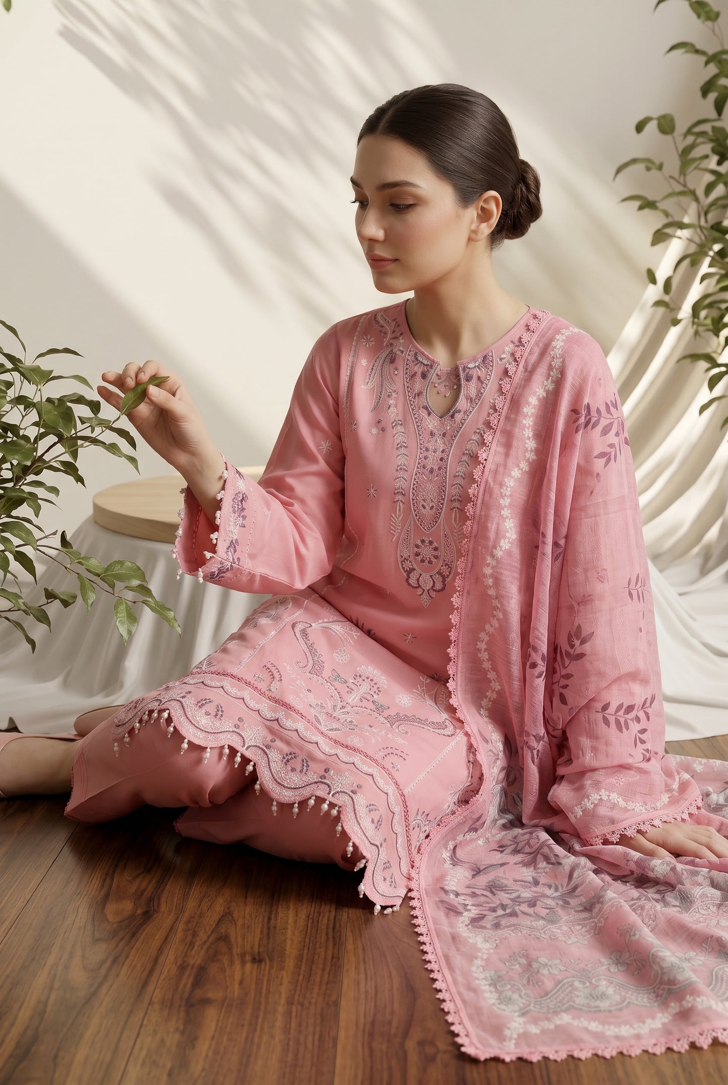 Dewani By Anaya Noor – Embroidered Lawn 3PC