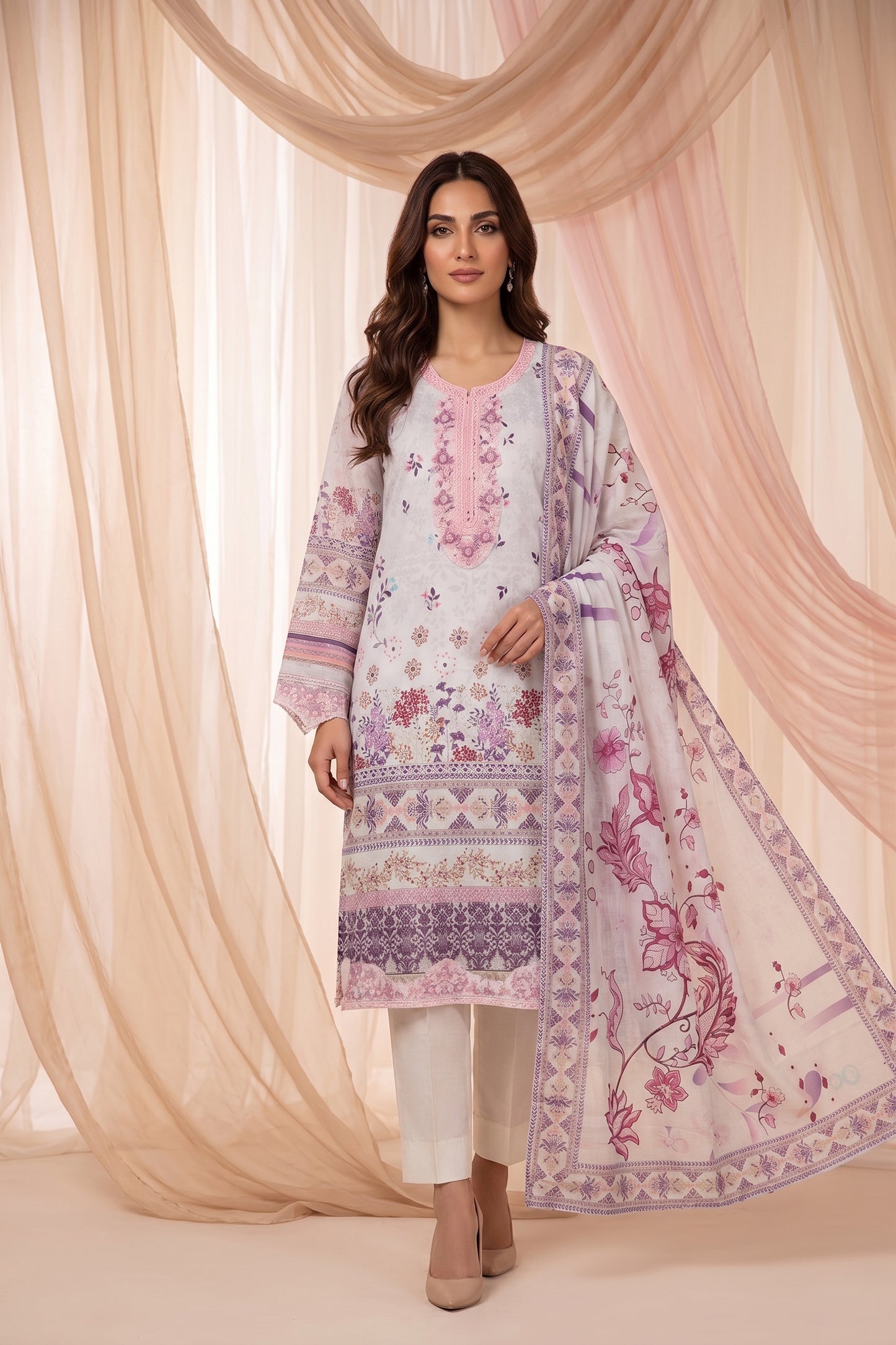 Gulnaar By Anaya Noor Digital Printed Lawn 3PC