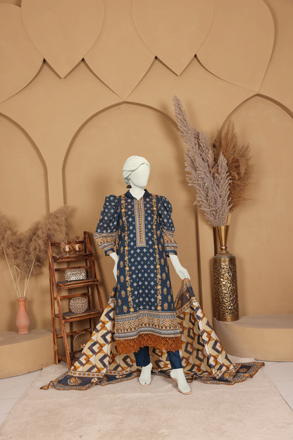 Imsha By Murashe Digital Printed Doria Lawn 3PC