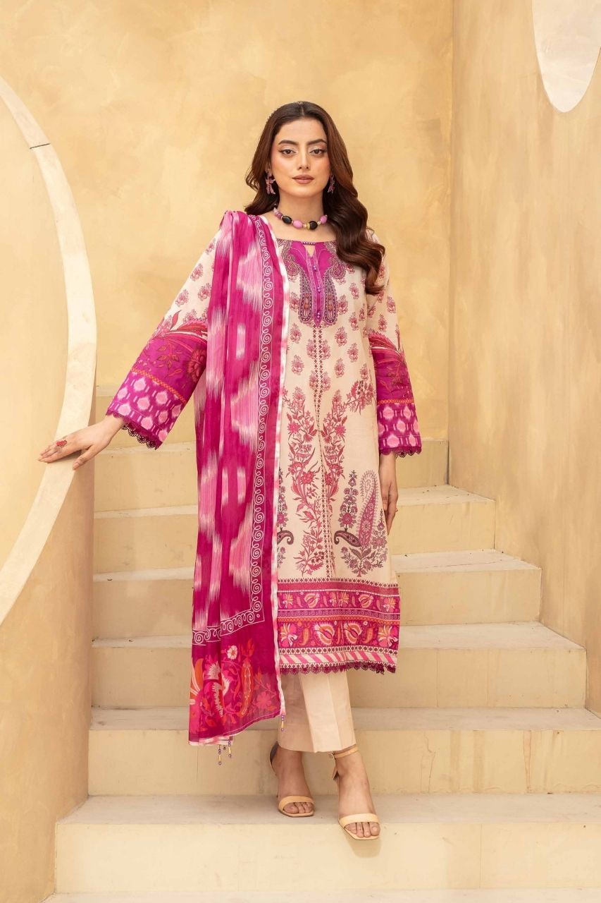Fabiha By Feroza Digital Printed Lawn 3PC