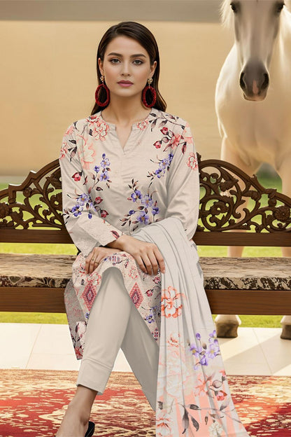 Muskan By Tawakkal Digital Embroidered Lawn 3PC