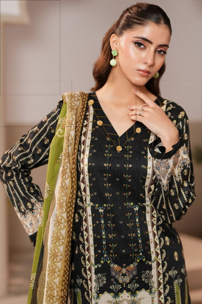 Jacquard By Regalia Digital Printed Lawn 3PC