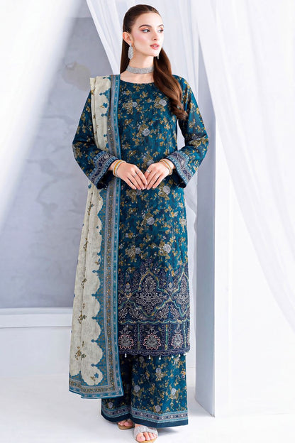 Aks-e-Noor By Anaya Noor Emb Laser-Cut Lawn 3PC