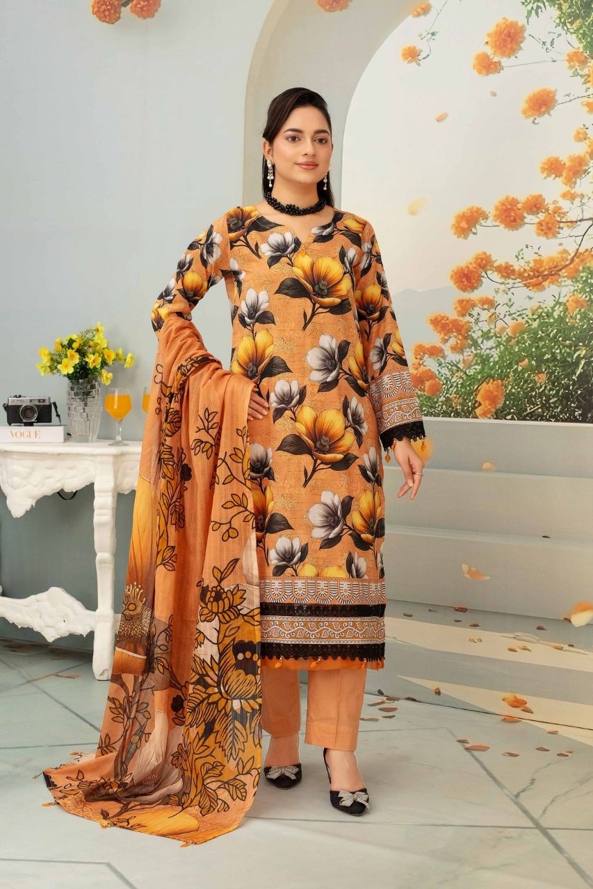 Fabiha By Feroza Digital Printed Lawn 3PC