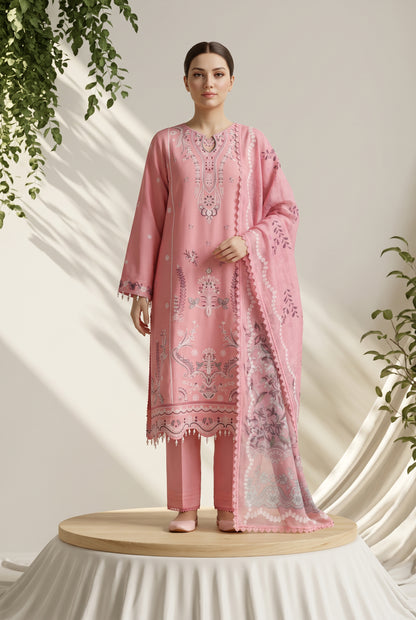 Dewani By Anaya Noor – Embroidered Lawn 3PC