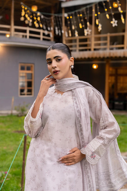 Shanaya Digital Emb Lawn 3PC