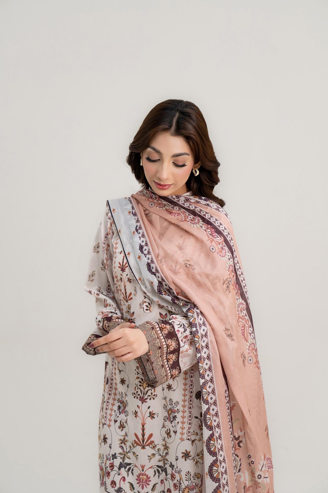 Sarah By Shanaya Premium Printed Lawn 3PC