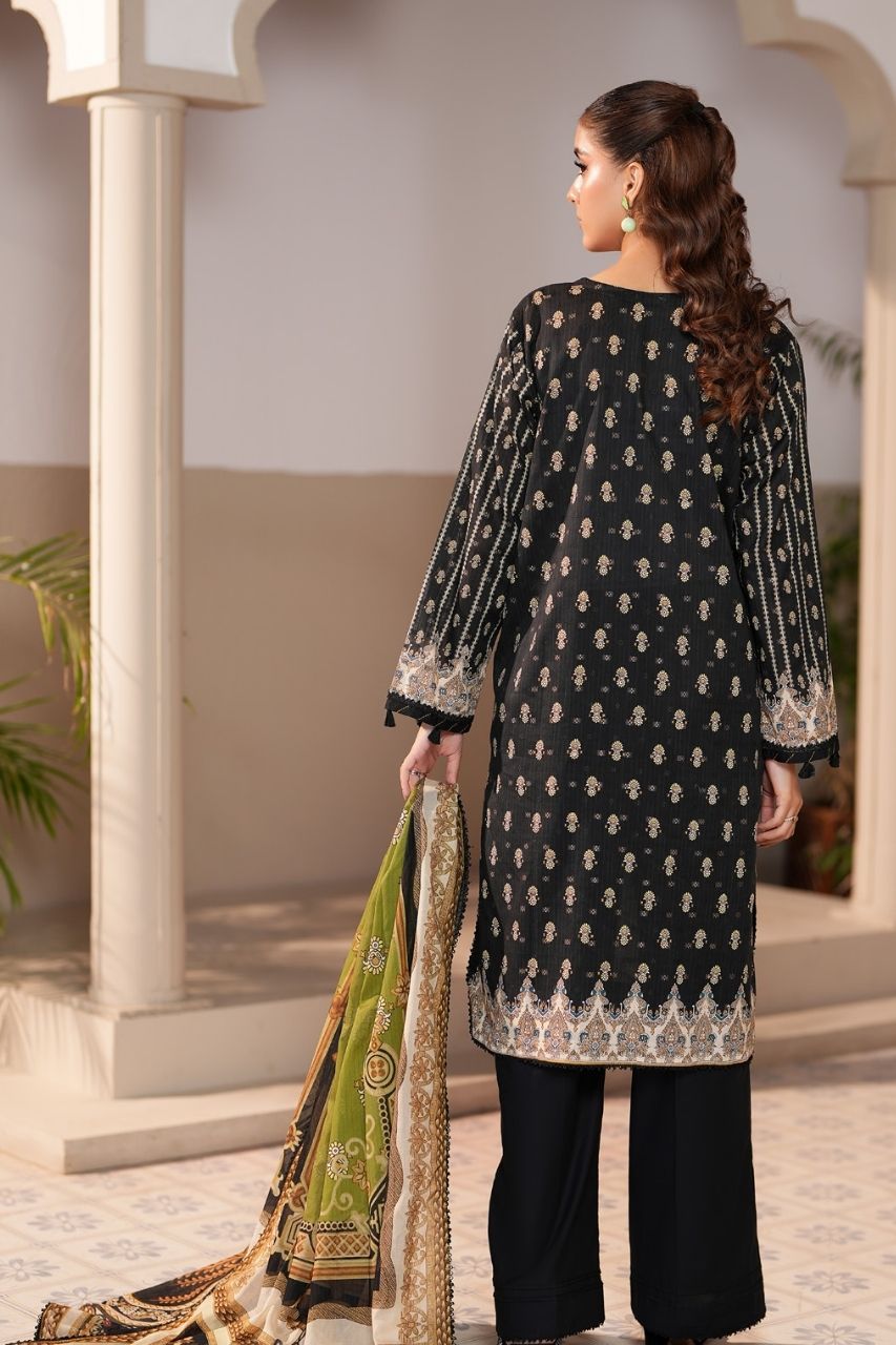 Jacquard By Regalia Digital Printed Lawn 3PC