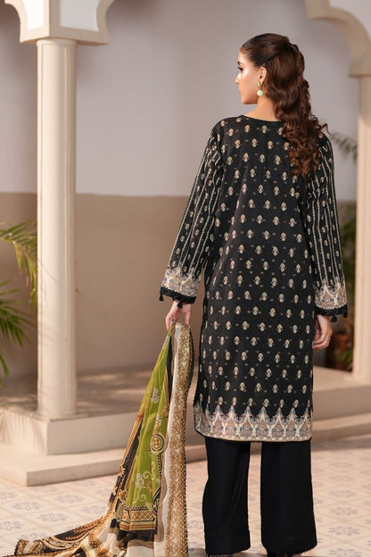 Jacquard By Regalia Digital Printed Lawn 3PC