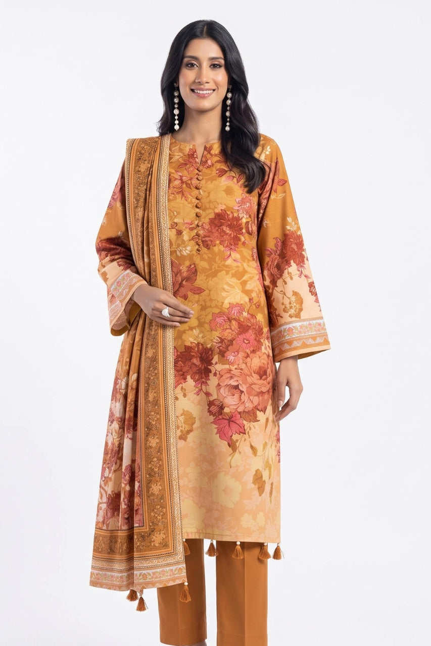 Bonanza Satrangi Digital Printed Khaddar 3PC