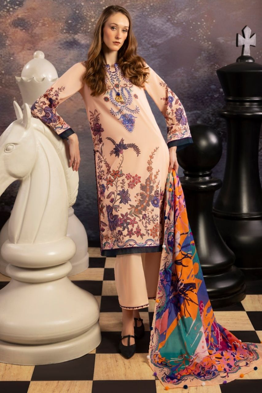 Dill Buro By Paltar Premium Printed Lawn-3PC