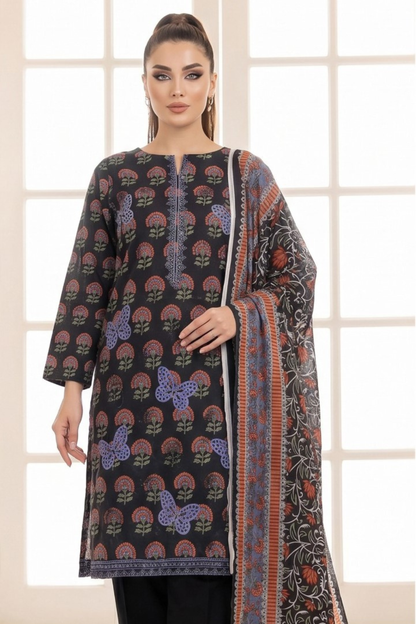 Maliha By Anaya Noor Emb Lawn 3PC