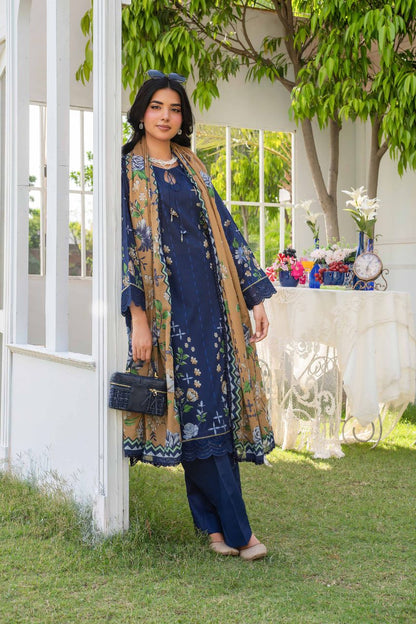 Raabi Premium Printed Lawn 3PC