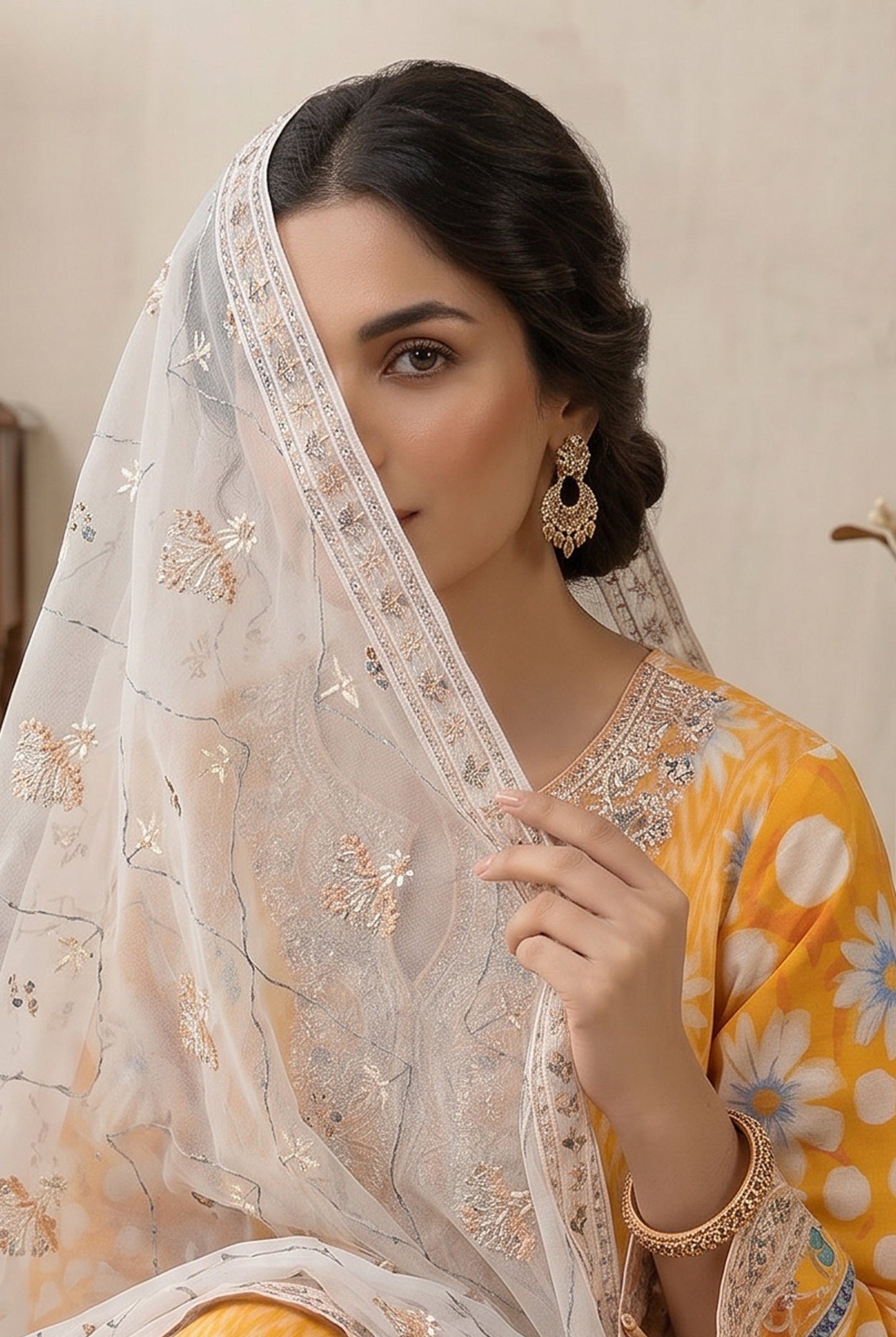 Marvel By Anaya Noor Digital Printed Lawn 3PC