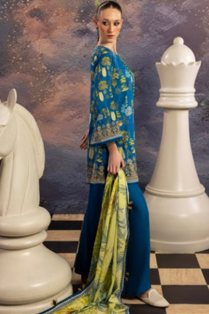 Dill Buro By Paltar Premium Printed Lawn-3PC