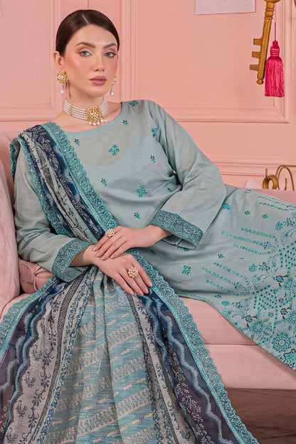 Morocco By Anaya Noor Emb Chickenkari Lawn 3PC