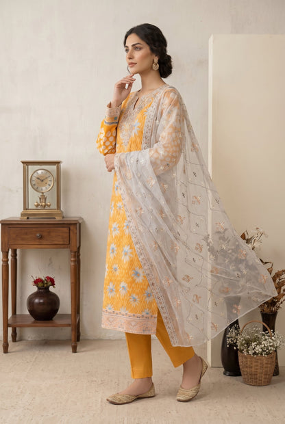 Marvel By Anaya Noor Digital Printed Lawn 3PC
