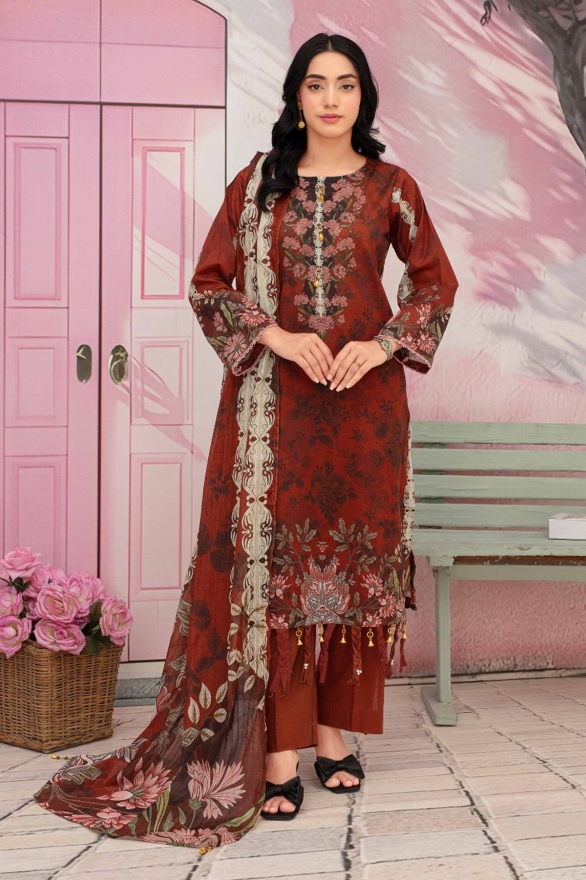 Fabiha By Feroza Digital Printed Lawn 3PC