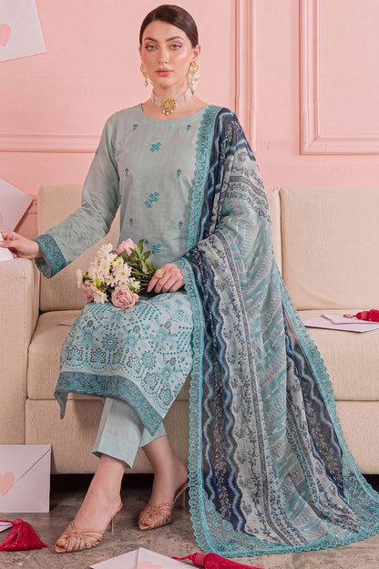 Morocco By Anaya Noor Emb Chickenkari Lawn 3PC