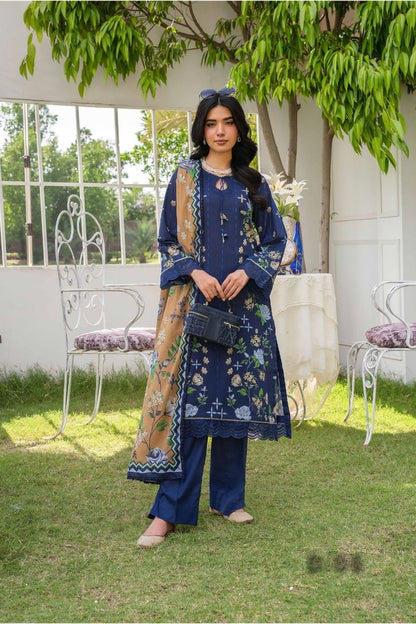 Raabi Premium Printed Lawn 3PC