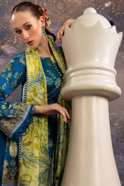 Dill Buro By Paltar Premium Printed Lawn-3PC