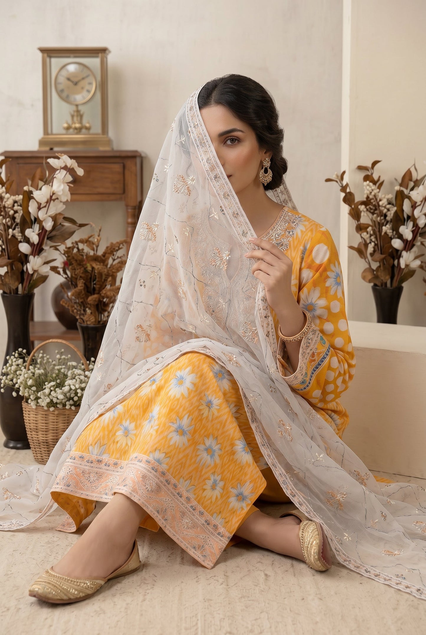 Marvel By Anaya Noor Digital Printed Lawn 3PC