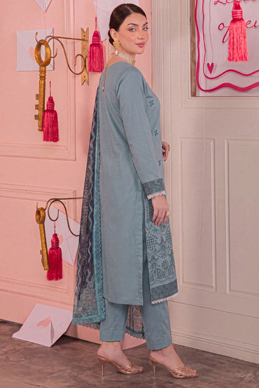 Morocco By Anaya Noor Emb Chickenkari Lawn 3PC
